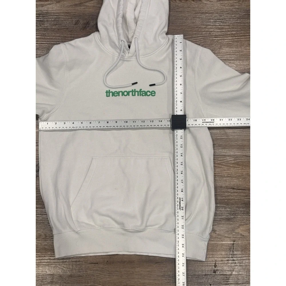 The North Face Fine Alpine Equipment White Graphic Fleece Hoodie Men Sz S Retro